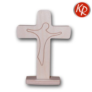 Standkreuz 2-teilig mit Christusfigur  2565