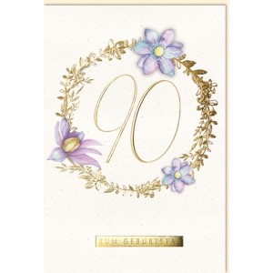Faltkarte zum 90. Geburtstag  45-3790