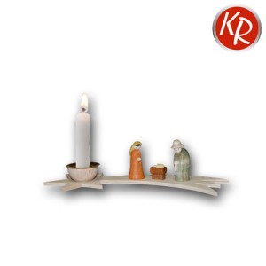 Krippenminiatur "Stern von Bethlehem" mit Kerze 3251
