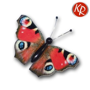 Schmetterling aus Holz Tagpfauenauge 3513