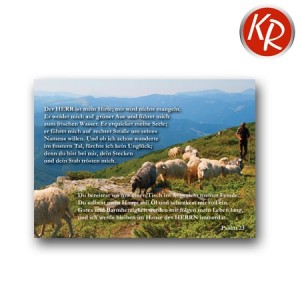 Postkarte Psalm 23 90-0085